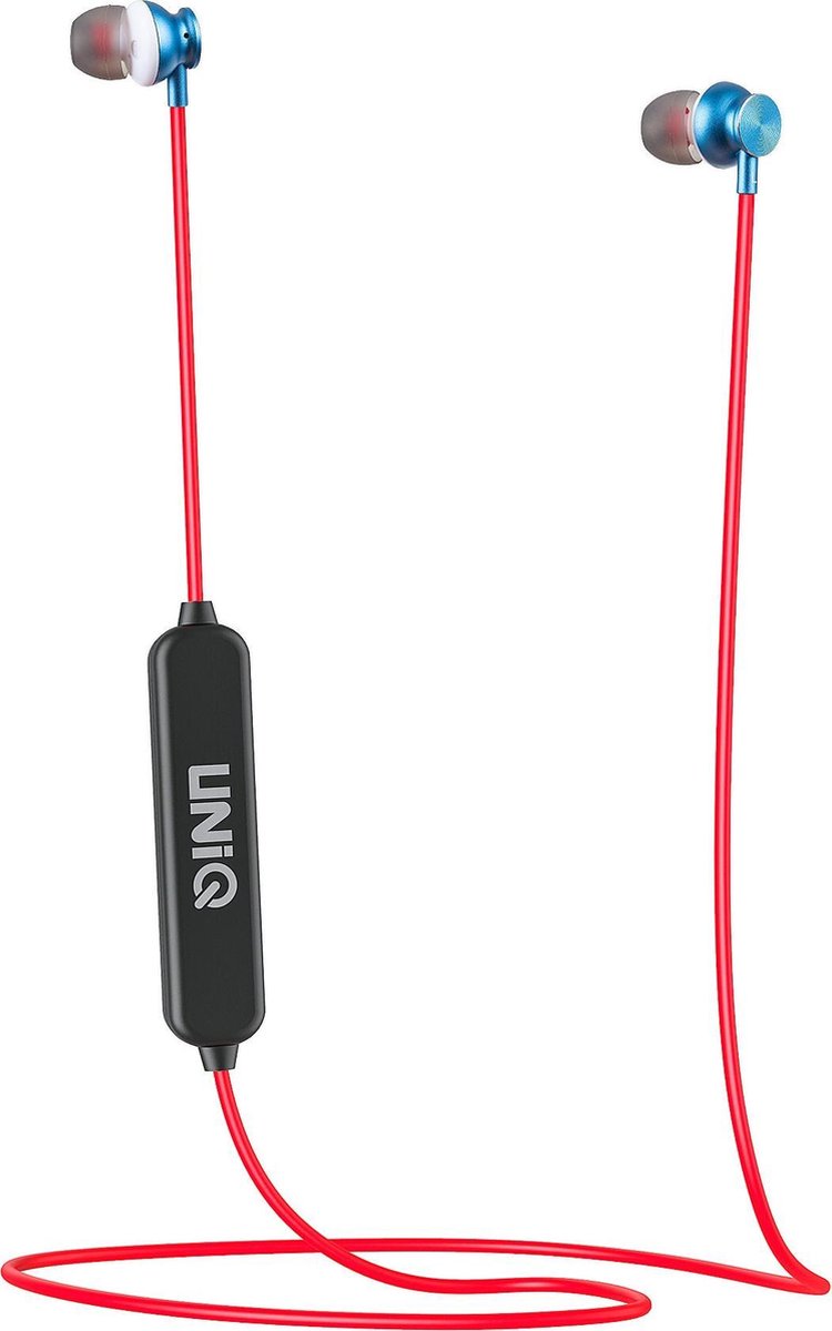 UNIQ Accessory Col draadloze bluetooth nekband oortjes - Blauw