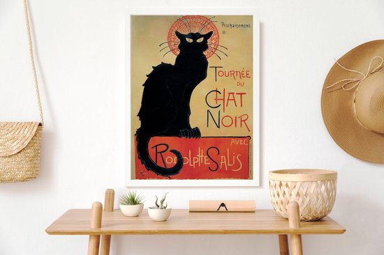 Bol Com Vintage Poster Le Chat Noir Affiche Van Theophile Alexandre Steinlen 70x50 Cm