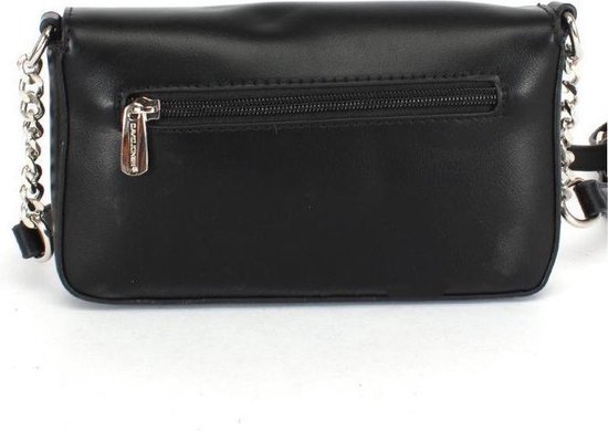 David Jones - Dames Handtas - PU Leer Schoudertas - Elegante Crossbodytas - Tote Bag Bowlingtas Shopper PU Leer - Hengseltas Winkelen Mode Werk Kantoor Elegante Moderne Casual Trendy - Donkergrijs
