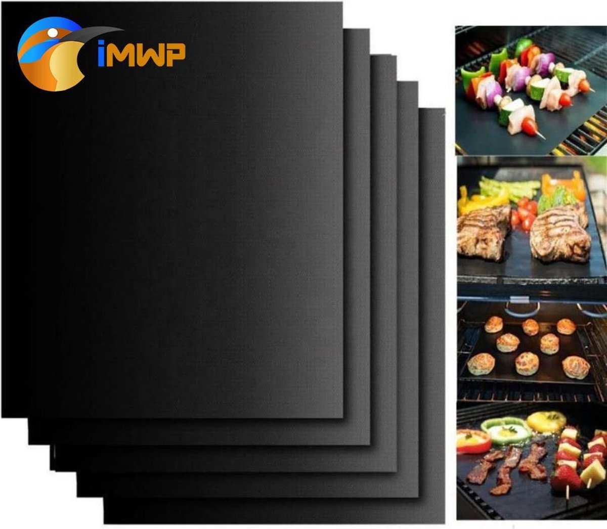 BBQ mat - iMWP - set van 2 stuks
