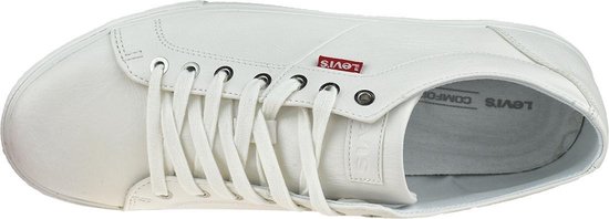 Levi's Sneaker Laag Heren Woodward Comfort Bed - Wit | 40 | bol.com