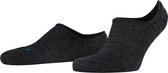 FALKE Keep Warm anatomische pluche zool Merino Wol Unisex Invisible sneakersokken zwart - Maat 44-45