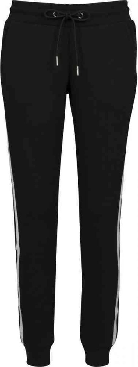 Urban Classics College Contrast Dames joggingbroek 2XL Zwart