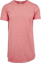 Urban Classics Heren Tshirt -S- Garment Longshape Roze
