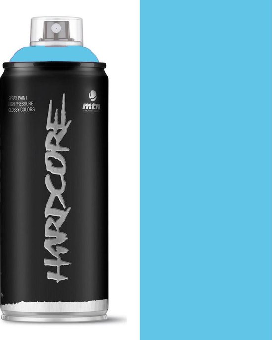 MTN Light Blue Spray Paint - 400 ml haute pression et finition brillante