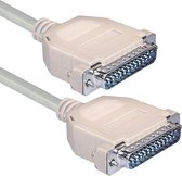 Transmedia Seriële RS232 null modemkabel 25-pins SUB-D (m) - 25-pins SUB-D (m) - 5 meter