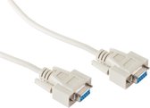 S-Impuls Seriële RS232 kabel 9-pins SUB-D (v) - 9-pins SUB-D (v) / gegoten connectoren - 5 meter