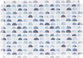 Placemat Cercle Bleu - Set van zes - Cote Table