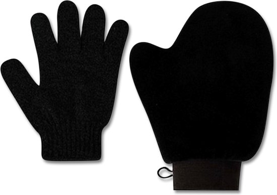 Verblinding Marine Geweldig Zelfbruiner Set-Zelfbruiner Handschoen + Scrub Handschoen | bol.com