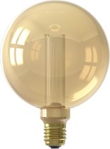 Calex - Decoratieve LED Globelamp - 3,5W (15W) E27 120 lumen Goud Dimbaar - 164mm x 125mm