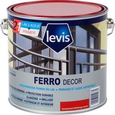Levis Expert - Ferro Decor - Hoogglans - Karmijnrood - 2.5L