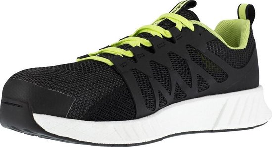 Reebok Fusion Flexweave Work 1073 ESD S1P Werkschoen - Mannen - Zwart/Geel  - 42 | bol.com
