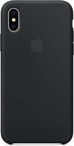 Apple Siliconen Back Cover voor iPhone X - Zwart
