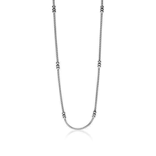 ZINZI zilveren fantasie collier 45cm ZIC1421