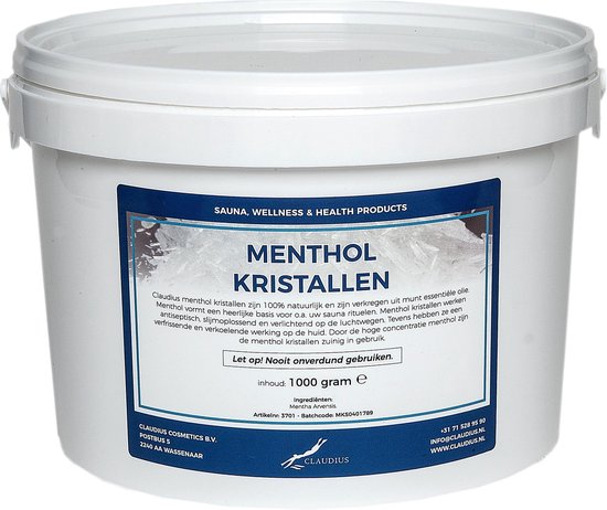 Menthol Kristallen 1000 gram