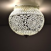 Oosterse badkamer plafondlamp Pani - transparant