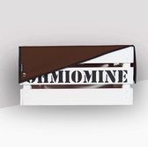 Ohmiomine Transporter Fietskrat Wit inclusief Chocoladebruin Afdekhoes