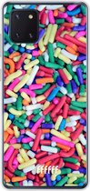 Samsung Galaxy Note 10 Lite Hoesje Transparant TPU Case - Sprinkles #ffffff