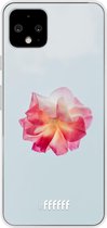 Google Pixel 4 Hoesje Transparant TPU Case - Rouge Floweret #ffffff