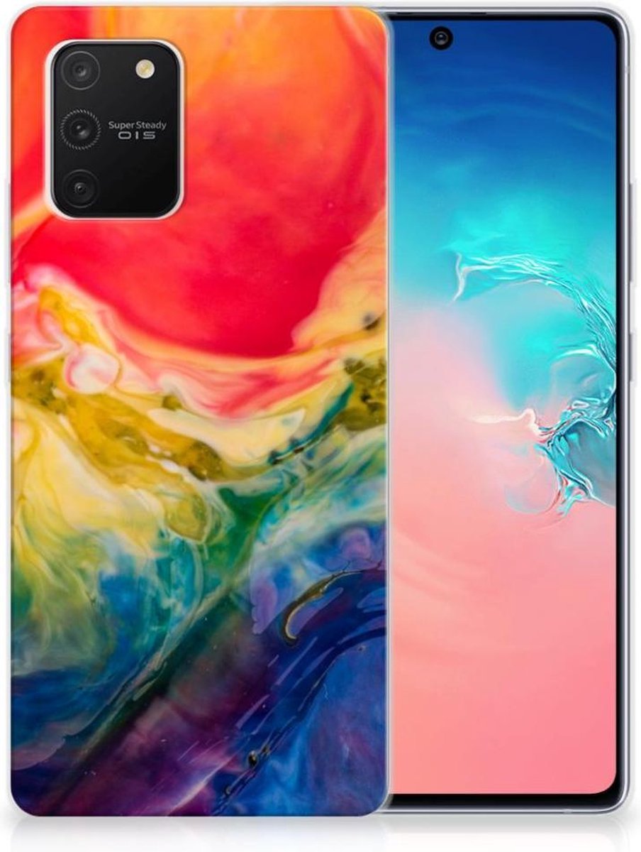 Hoesje maken Samsung Galaxy S10 Lite Watercolor Dark