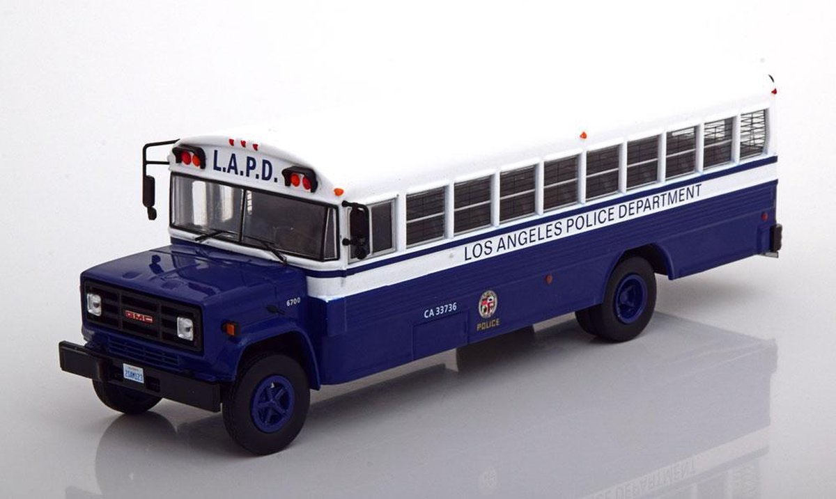 GMC 6000 (LAPD Police Department) 1988 - 1:43 - IXO Models - GMC