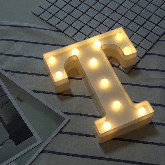 Oplichtende Letters USB Aangedreven, LED-Letterlichten Kleur Veranderende, Alfabet Geschenken voor Meisjes Vrouwen, Feest, Verjaardag Decoraties, App Controle, Nachtlampje Kerst Valentijn Muur - R