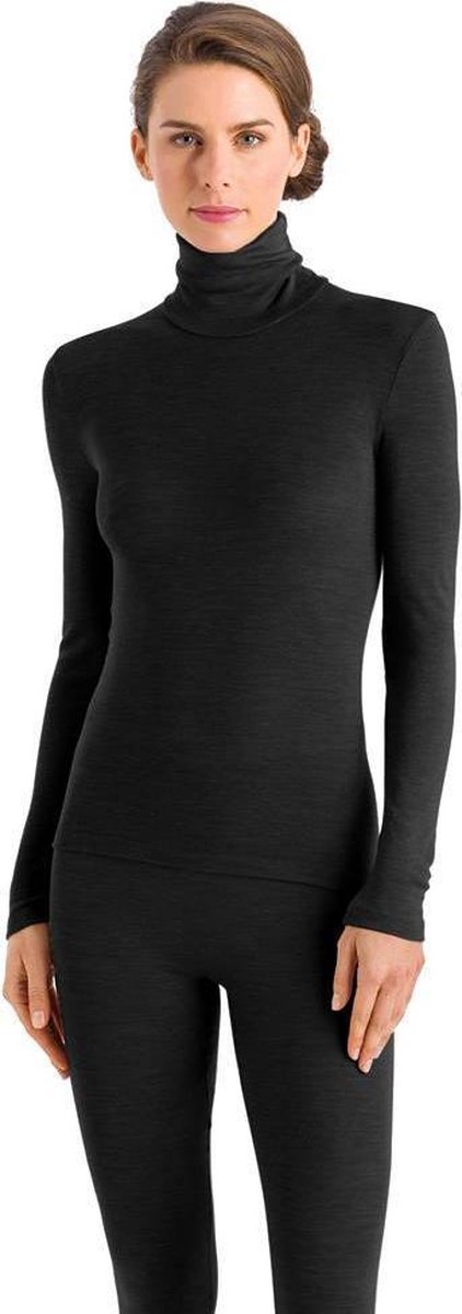 Hanro - Woolen Silk - Dames Coltrui - Zwart - XL