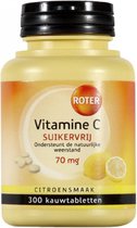 Roter Vitamine C Suikervrij - Vitaminen - 300 kauwtabletten