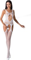 PASSION WOMAN BODYSTOCKINGS | Passion Woman Bs057 Bodystocking White One Size