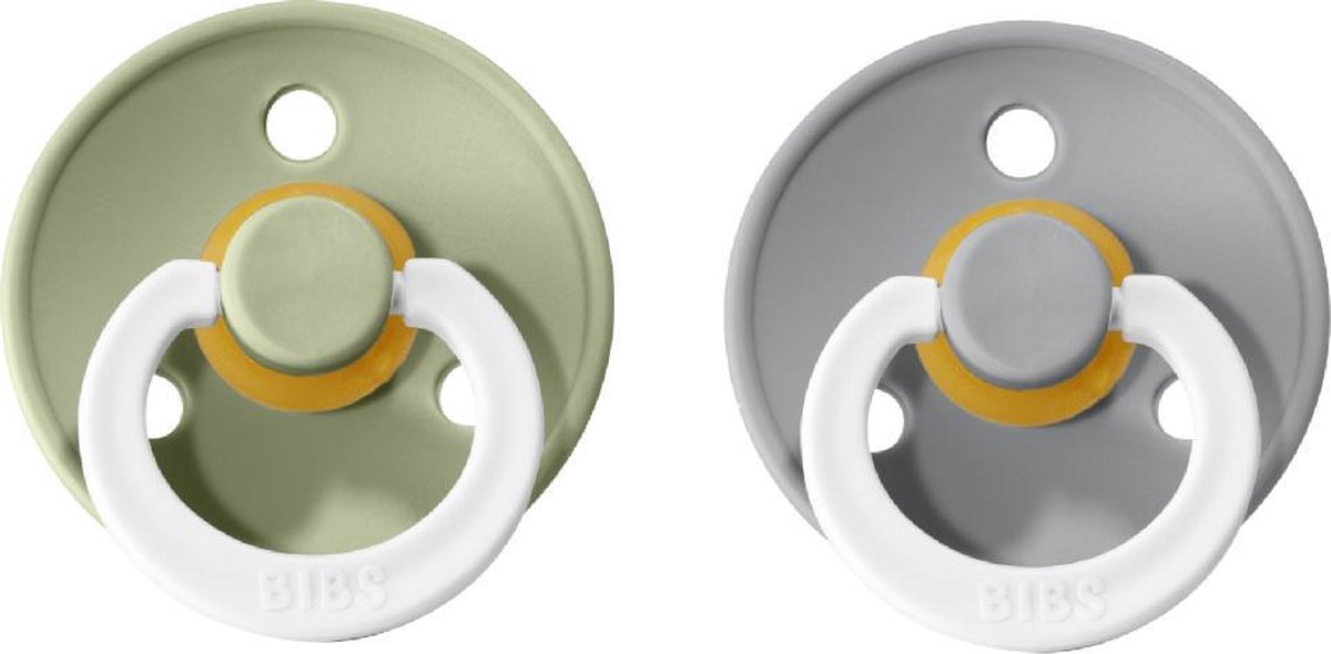 BIBS fopspeen set van 2 - CLOUD GLOW + SAGE GLOW - Maat 2 - T2 Leeftijd: 6-18 maanden BIBS fopspeen set van 2 - CLOUD GLOW + SAGE GLOW - Maat 2 - T2 Leeftijd: 6-18 maanden