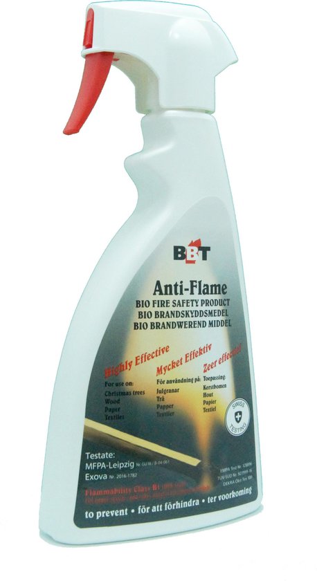 Brandwerende Spray 500 ml - Brandvertragende spray - voor hout, textile,...  | bol.com