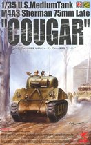 Asuka U.S. Medium Tank M4A3 Sherman 75mm Late 'Cougar' + Ammo by Mig lijm
