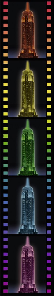 Hertog moersleutel duizend Ravensburger Empire State Building Night Edition - 3D Puzzel gebouw van 216  stukjes | bol.com