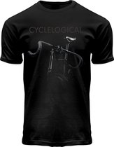 Fox Originals Cyclelogical Essentials T-shirt Heren & Dames Katoen Black Zwart Maat 2XL