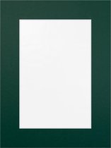 Passe Partout Donker Groen - 18 x 24 cm - Uitsnede: 9 x 14 cm - Per 5 Stuks