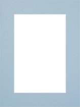 Passe Partout Baby Blauw - 50 x 70 cm - Uitsnede: 39 x 59 cm - Per 5 Stuks