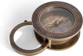 Authentic Models - Uitschuifbaar Kompas - Zakkompas - Kompas - Kompassen - Vintage Kompas - 2,9cm x 7cm
