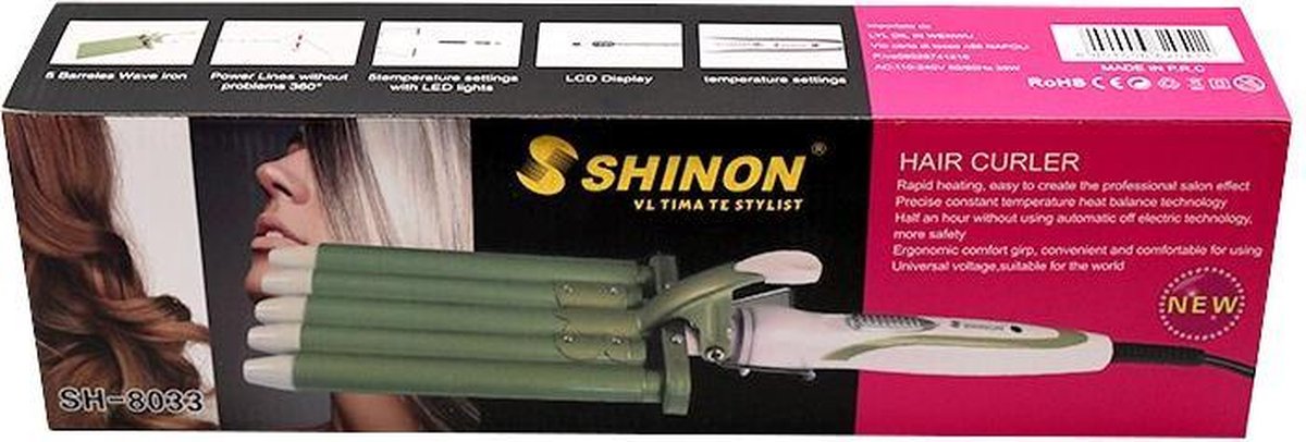 Shinon Professional Golvenkrultang - Waver Tang - Beach - afbeelding 3