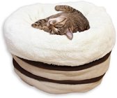 AFP Lamswol mand voor katten 45 x 45 x 36 cm kattenmand