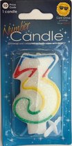 number candle nr 3