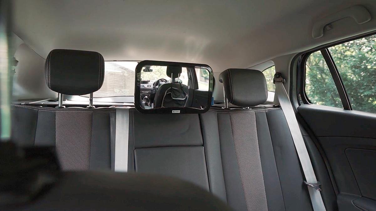 Autospiegel baby - verstelbare spiegel hoofdsteun autostoel achterbank 