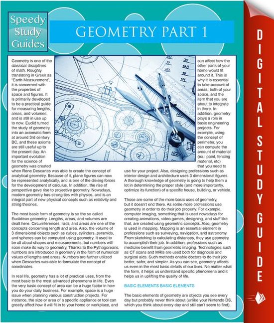 Geometry Part 1 (Speedy Study Guides) - cover