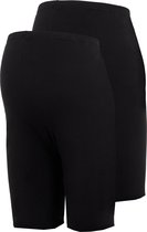 Mamalicious - MLLENNA JERSEY SHORTS 2PACK NOOS A, - Noir - Femme - Taille XS