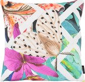 Velvet Butterfly #1 Kussenhoes | Velours / Fluweel - Polyester | 45 x 45 cm