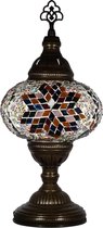 Oosterse mozaïek tafellamp (Turkse lamp)  ø 16 cm