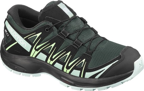 green salomon shoes
