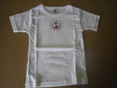 Petit Bateau - Onderhemd T shirt korte mouw - Wit -Anker - 3 jaar 95