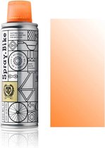 Spray.Bike Transparant Fluor Oranje Fietsverf - Pocket Clears 200ml Fiets Verf - Poedercoating voor fiets frames, ontworpen voor zowel amateur- als professioneel gebruik