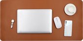 Bureau Onderlegger - Comfortabele Bureaumat - Desktop Mat - Muismat - Ideaal voor Thuiswerken - Lichtgewicht - 80 x 40 cm - Bruin