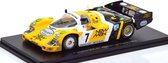 Porsche 956 #7 Winner Le Mans 1984 (Zwart/Geel) 1/43 Spark - Modelauto - Schaalmodel - Model auto